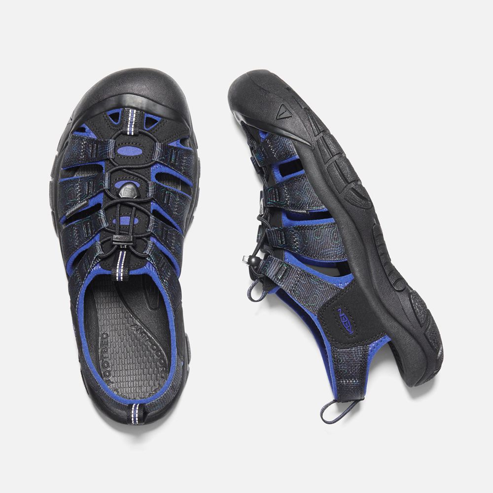 Sandales de Randonnée Keen Homme Noir/Bleu | Newport H2 | YDVFZ-9607